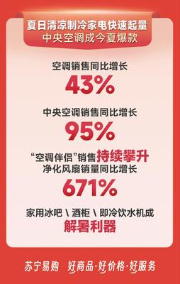 清涼制冷家電“快速起量”蘇寧易購618中央空調銷售增95%